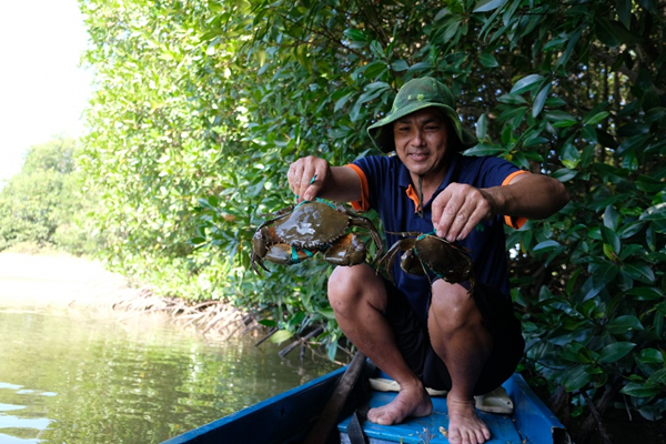 crab in Ca Mau