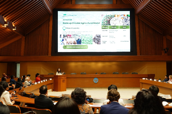 Vietnam team presenting