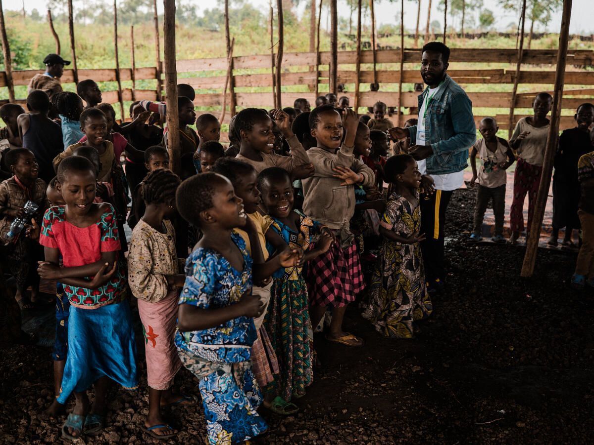 Save the Children partners run a Child Friendly Space in North Kivu