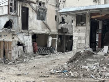Destruction in Tulkarem Camp, West Bank, oPt.