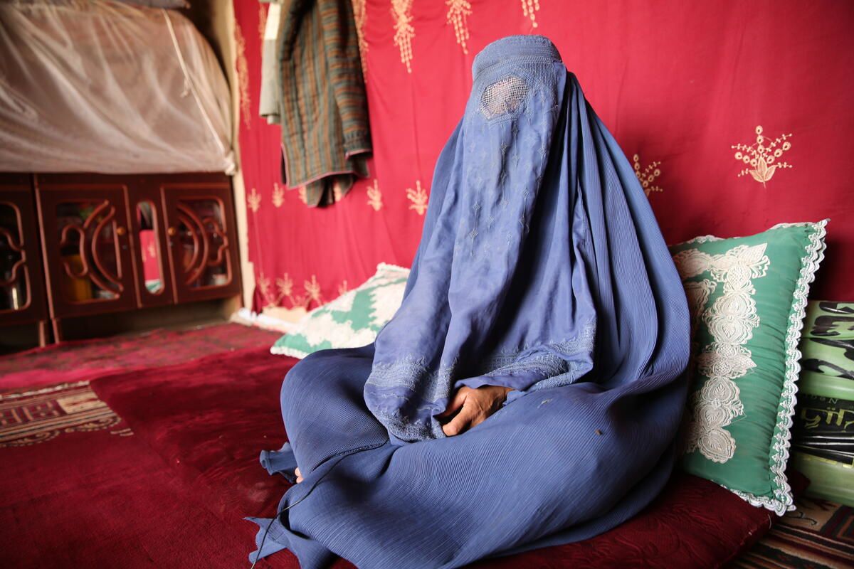 Zahida*,35, Shayesta*'s mother, at her house.