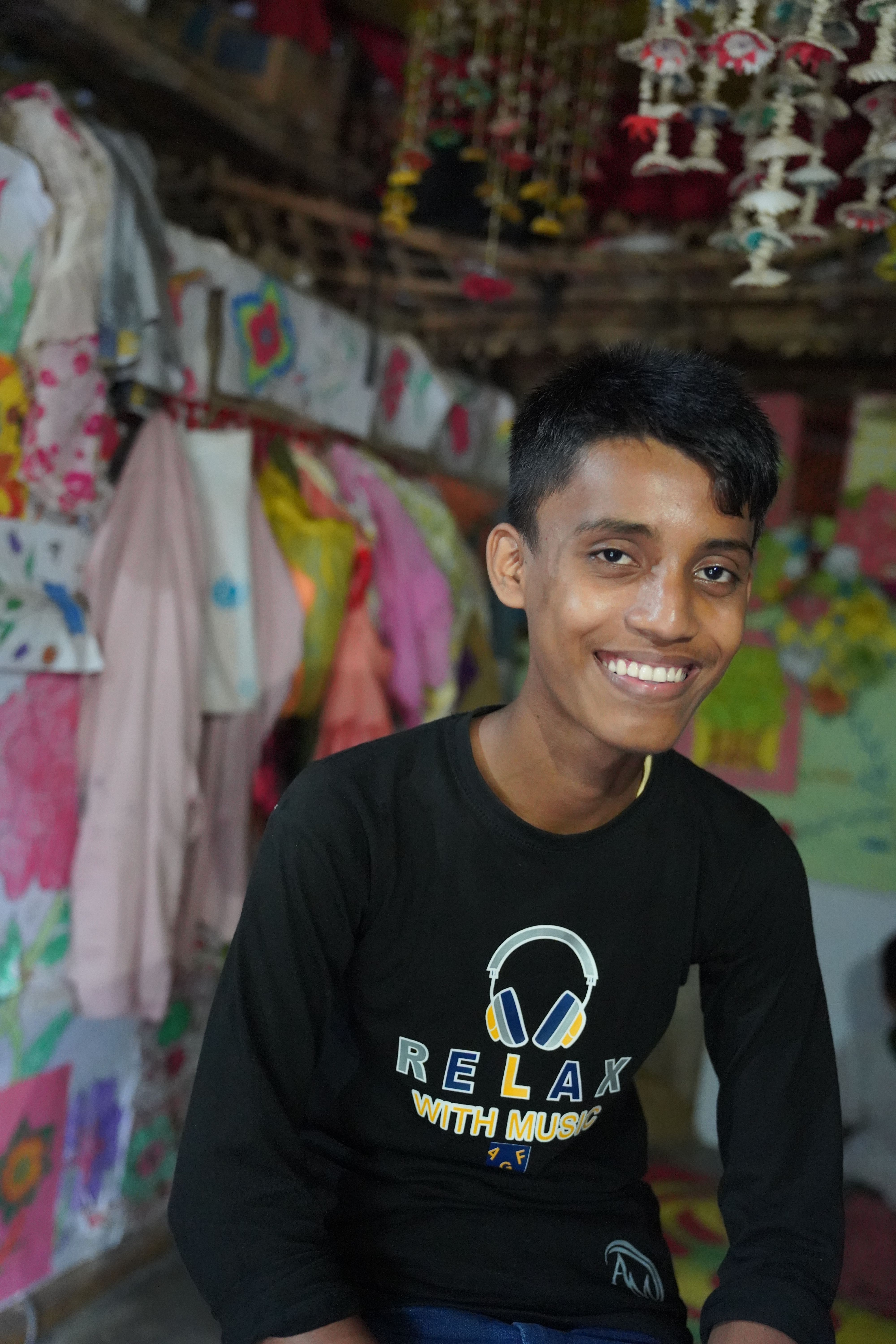 A portrait of Ayaz*, 15, in Cox's Bazar, Bangladesh