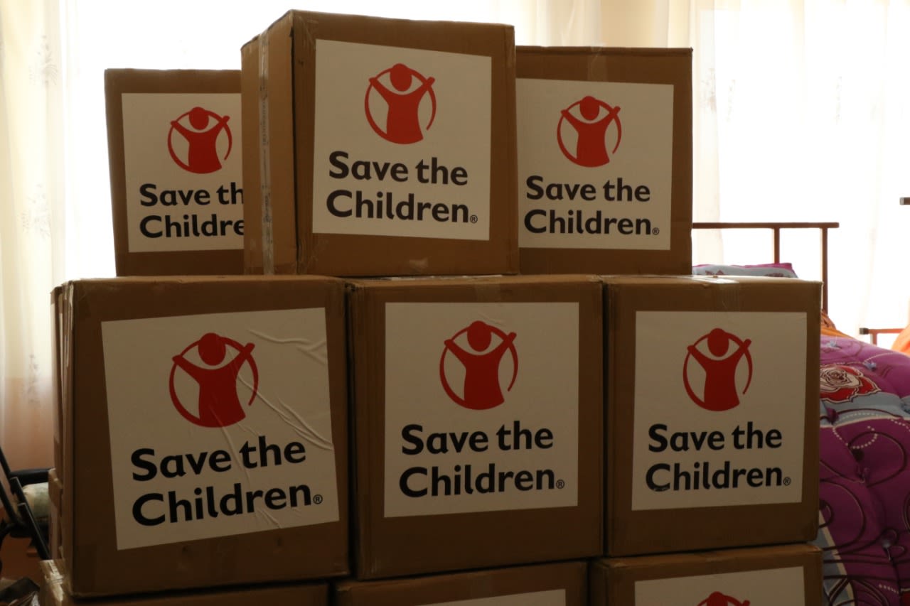 Save the Children bunker kits for children sheltering from conflict in Ukraine